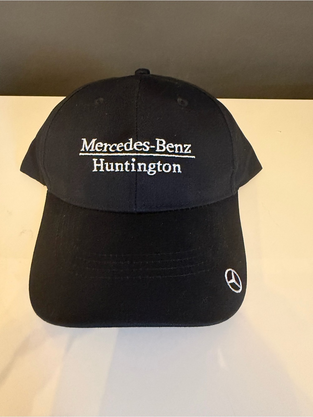 Mercedes-Benz Huntington Adult Adjustable Hat Cap Black Baseball Buckle Strap